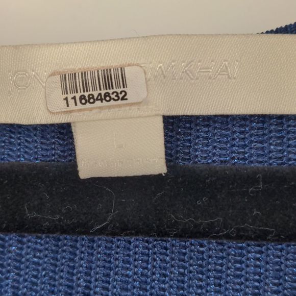 Jonathan Simkhai Women's Pleated Metallic Stretch-Knit A-Line Dress Size Large - Picture 6 of 16